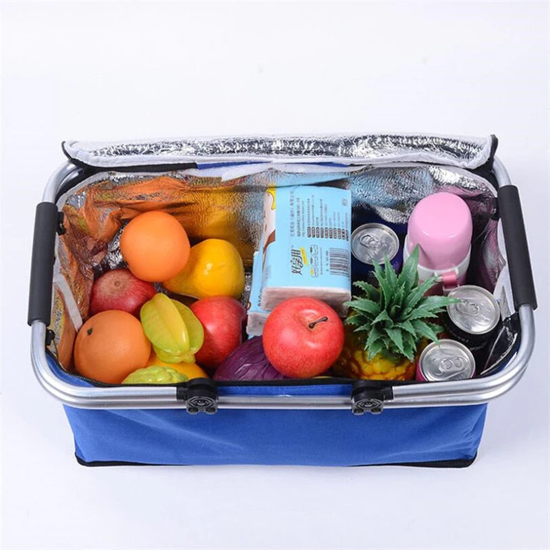 Travel Fresh Cooler Foldable Camping Basket - Image 8