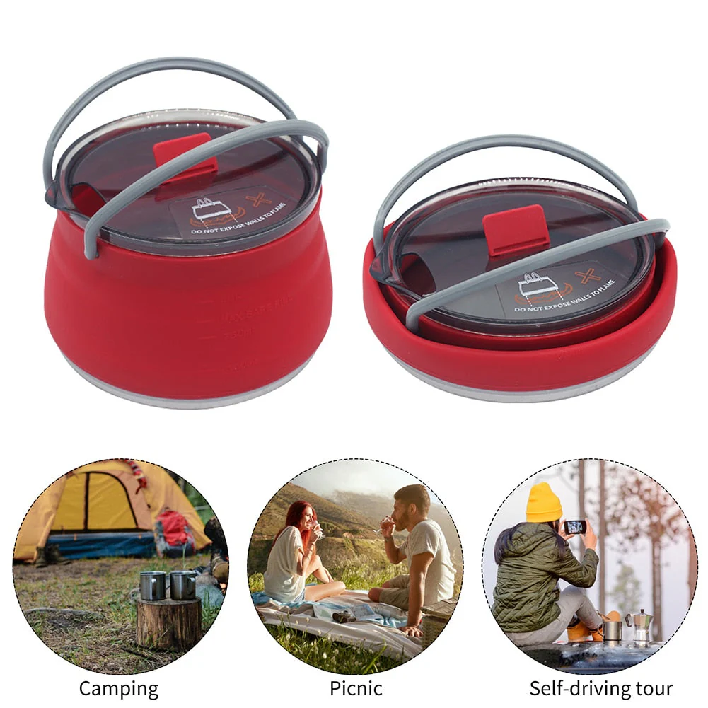 Travel Go Multifunctional Collapsible Outdoor Kettle - Image 4