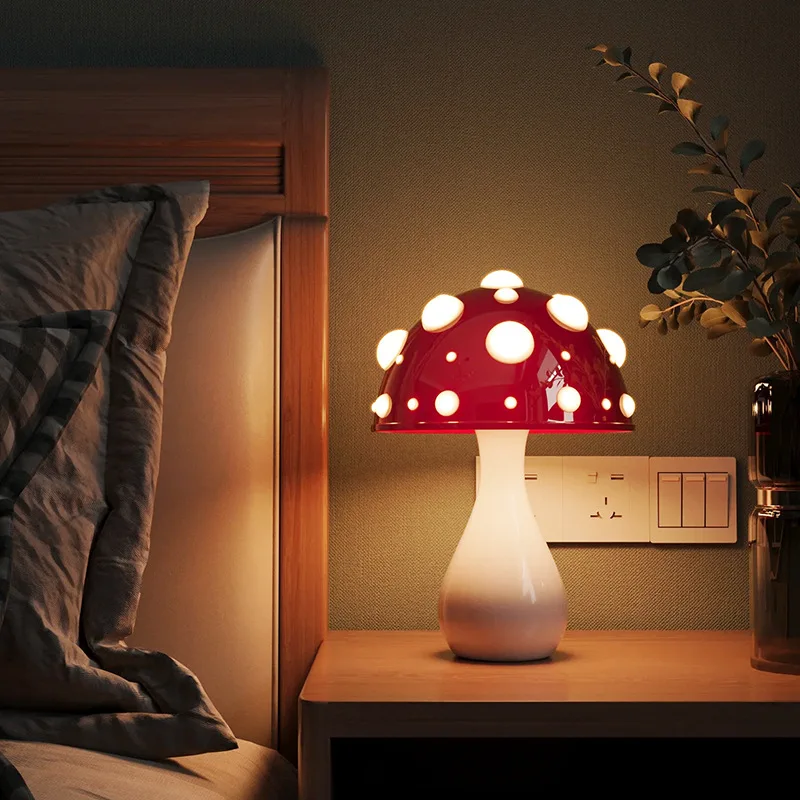 Tricolored Mushroom Warm Light Atmosphere Lamp - Image 4