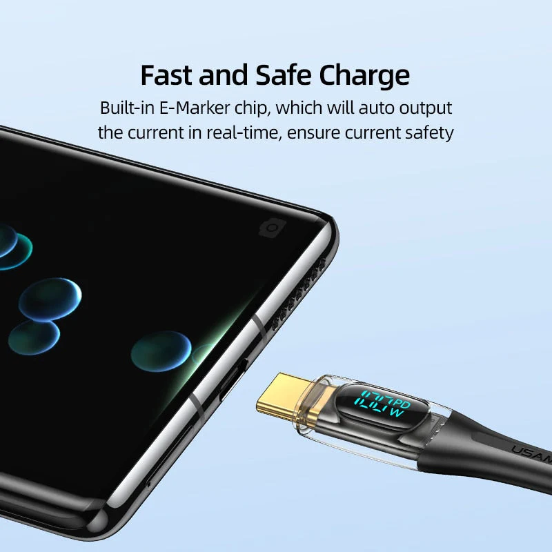 Turbo Connect Led Display Fast Phone Charging Cable - Image 2