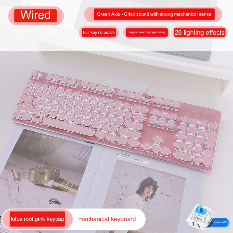 Type Mechanical Retro Press Keyboard - Image 6
