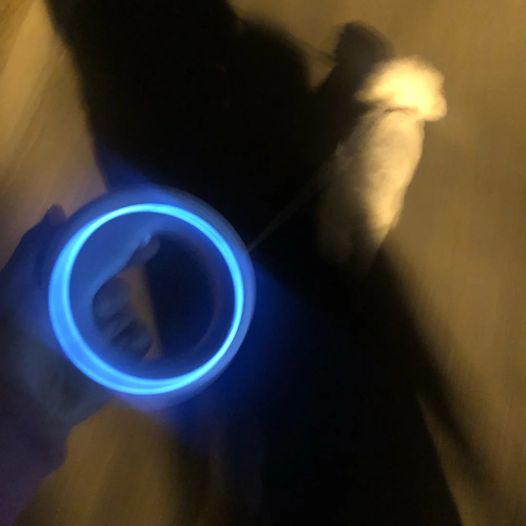 UFO Retractable Rechargeable LED Pet Leash - Image 5
