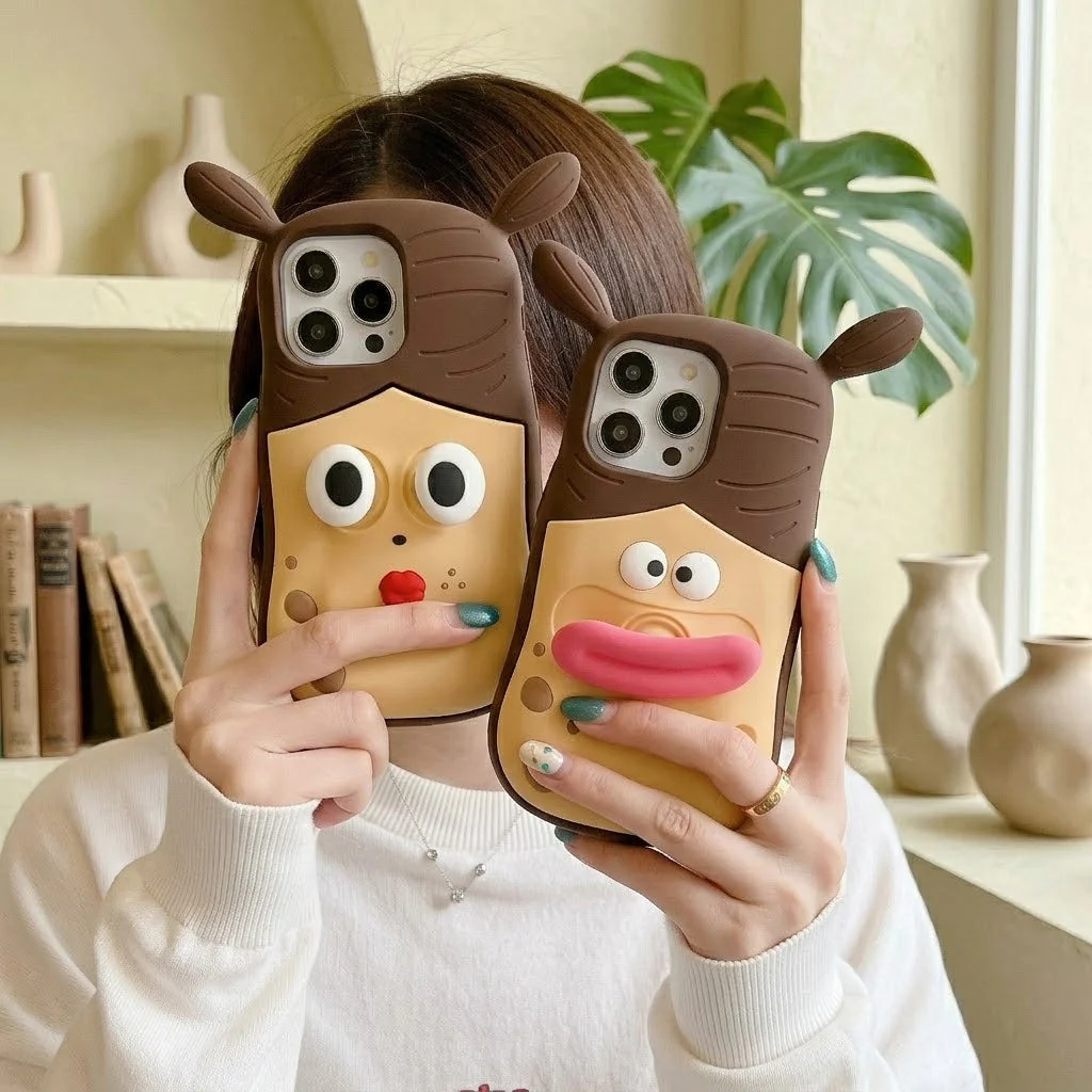 Ugly Buddy Squishy Stress-Relief iPhone Case - Image 6