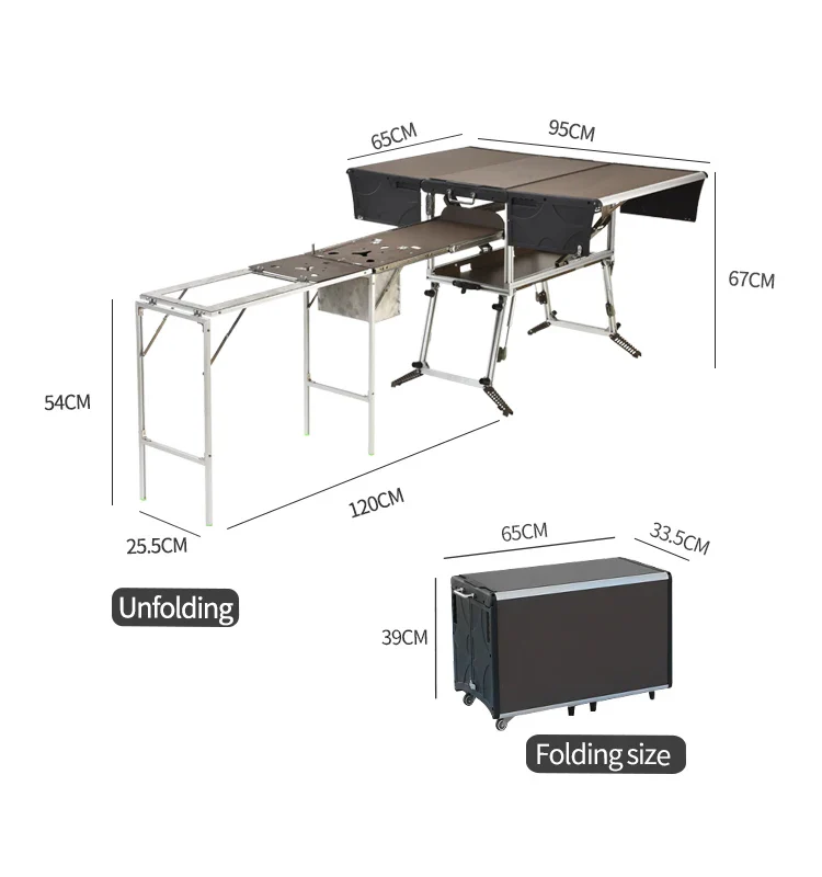 Ultimate Camping Foldable Kitchen Station - Image 6
