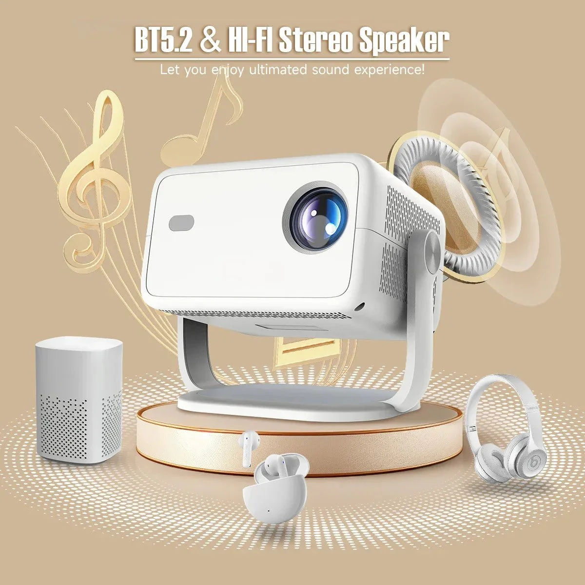Ultra Bright 4K Wireless Home Cinema Projector - Image 2