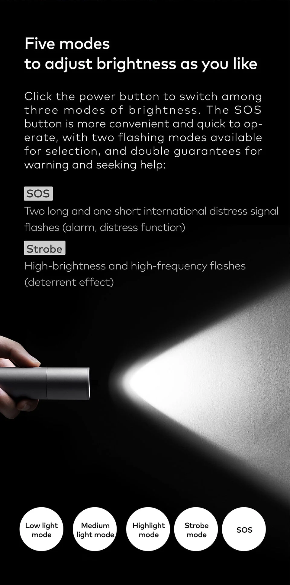 Ultra Bright Mini Camping Zoomable Flashlight - Image 9