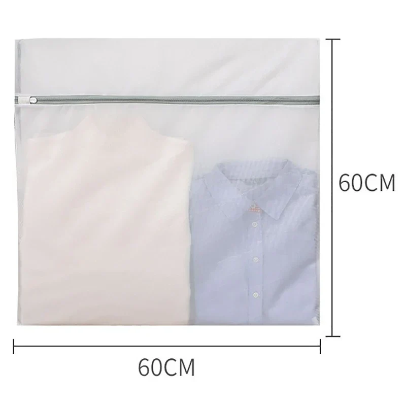Ultra-Durable White Mesh Shoe Socks Laundry Bag - Image 12