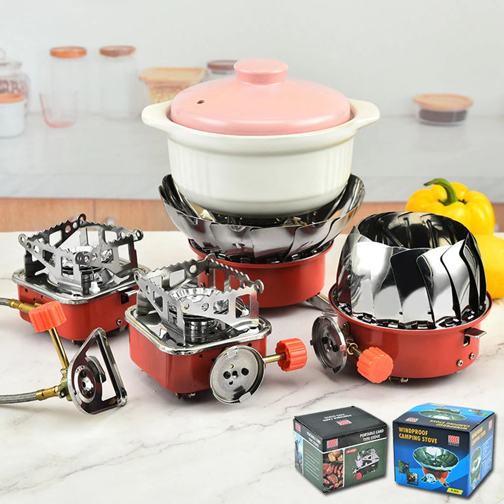 Ultralight Portable Compact Cookout Camping Gas Stove - Image 2