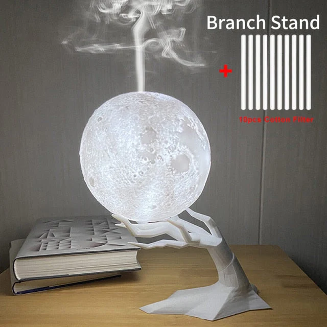 Ultrasonic Moon Creative Air Humidifier Led Lamp - Image 6