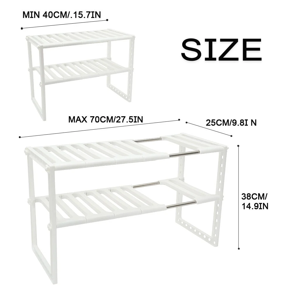 Under Sink Magic Organizer Adjustable Rack - Image 5