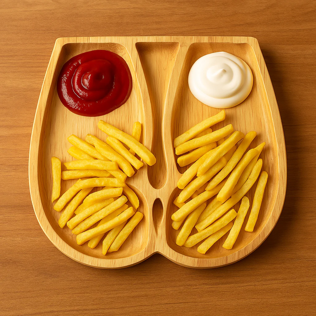Unique Adult-Themed Party Butt Shaped Snack Tray - Image 2