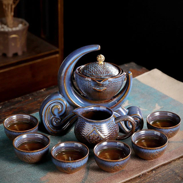 Unique Ancient Chinese Porcelain Teapot Set - Image 6