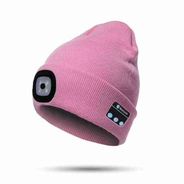 Unisex Bluetooth Speaker Headlamp Beanie Hat - Image 8