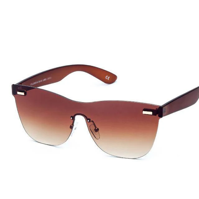Unisex Brand Designer Square Sunglasses - Image 3