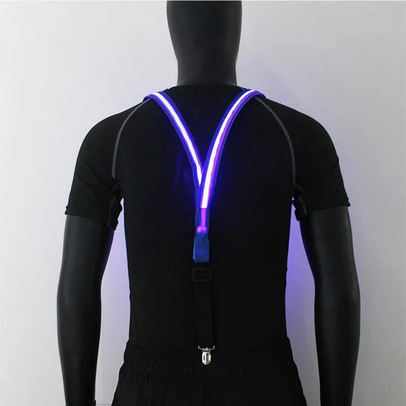 Unisex Led Illuminated Clip-on Suspenders - Image 3