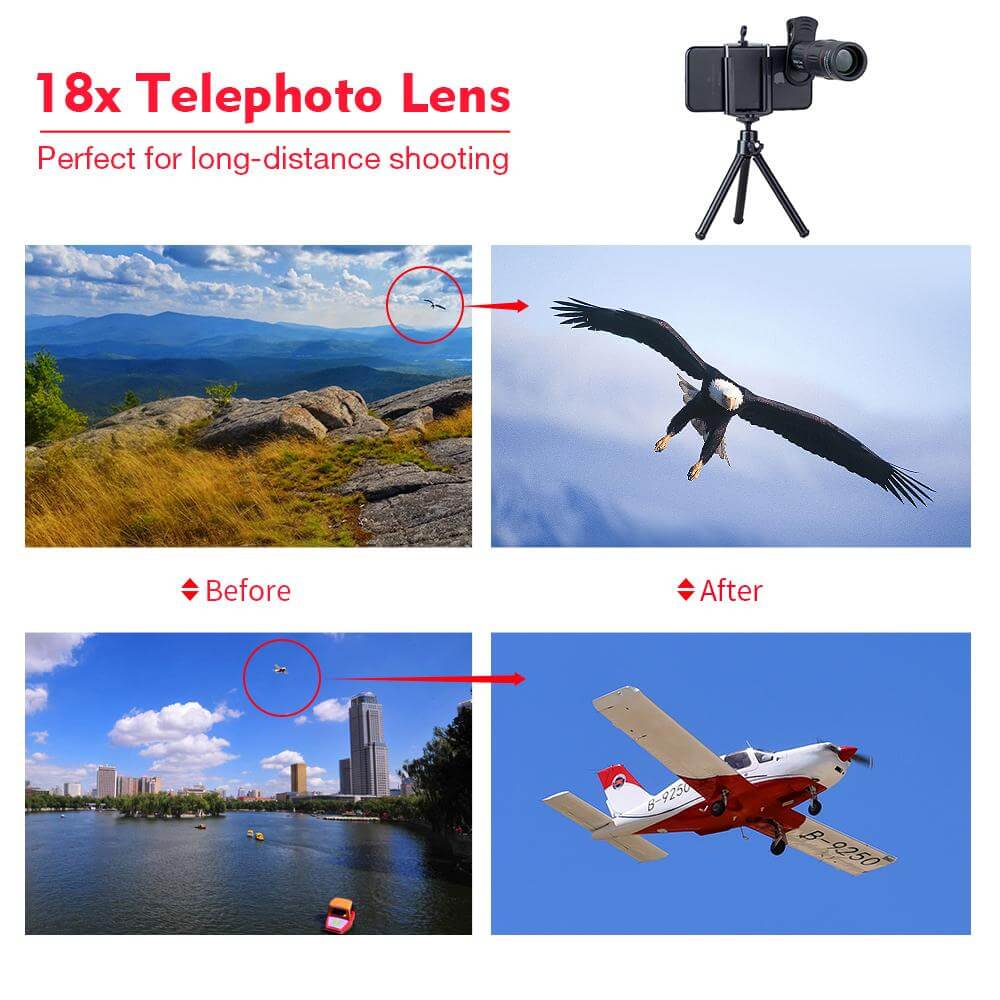 Universal 18x telephoto Zoom Phone Lens - Image 2