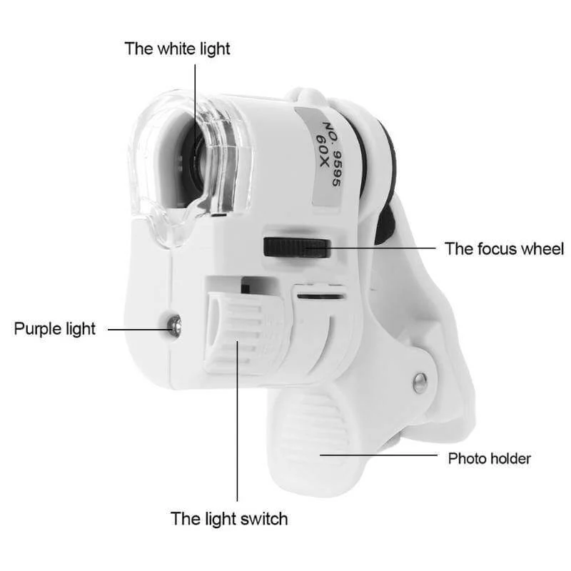 Universal 60X Phone Camera Microscope - Image 4