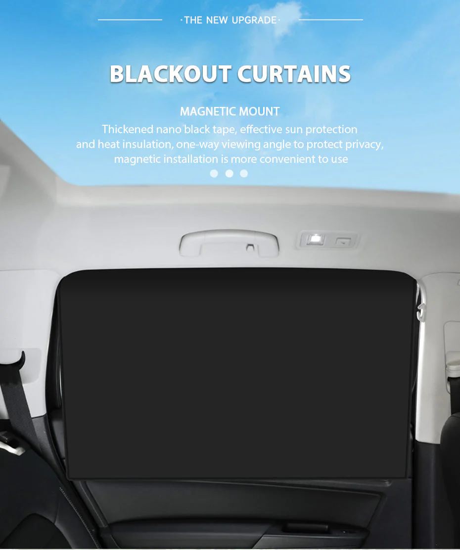Universal Anti-UV Sunshade Car Window Curtains - Image 8