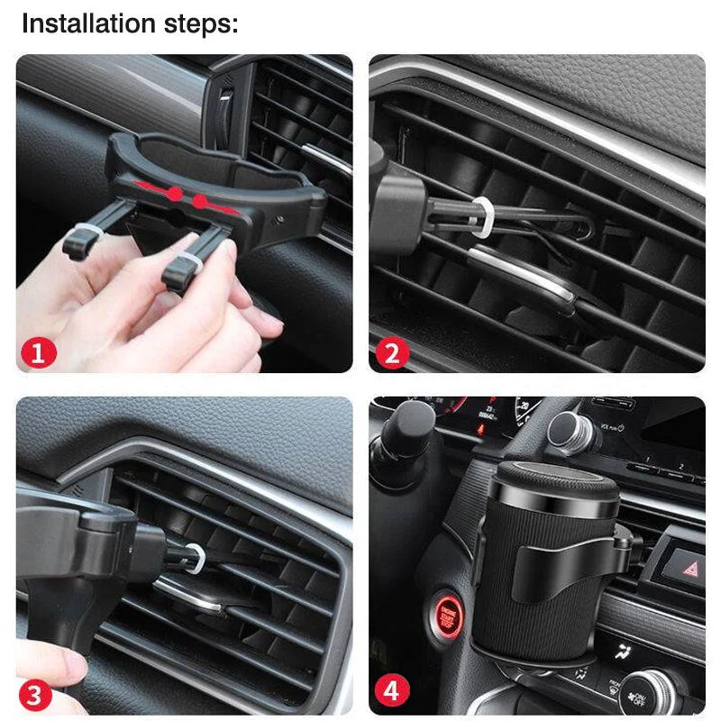 Universal Any Car Air Vent Cup Holder - Image 7