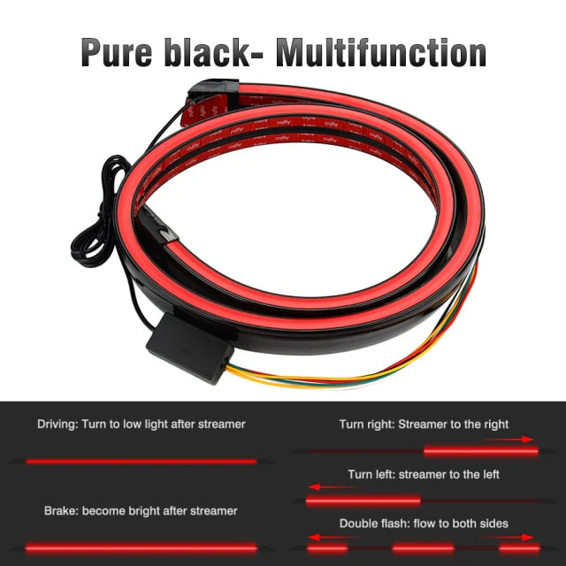 Universal Carbon Fiber LED Car Tail Light - Image 12