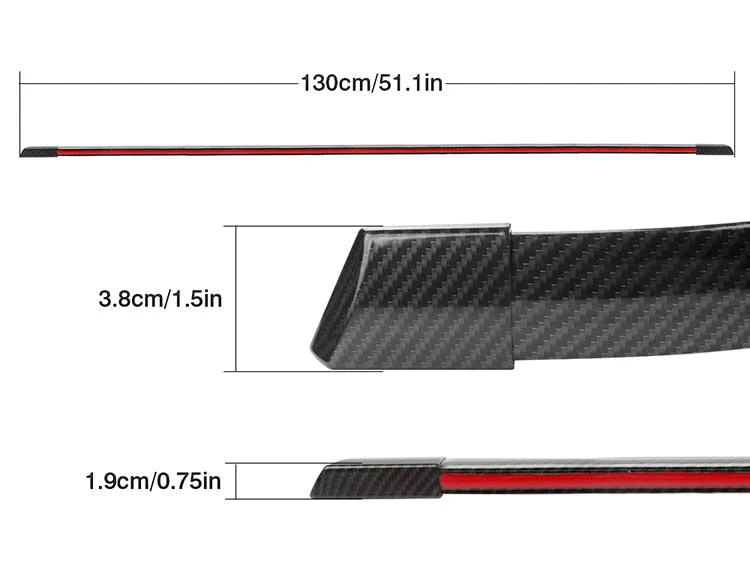 Universal Carbon Fiber LED Car Tail Light - Image 9