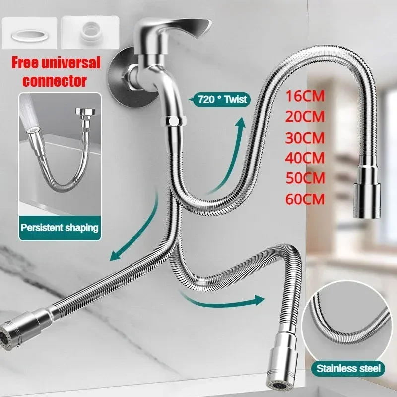 Universal Flexible Adjustable Kitchen Faucet Extender Nozzle - Image 5