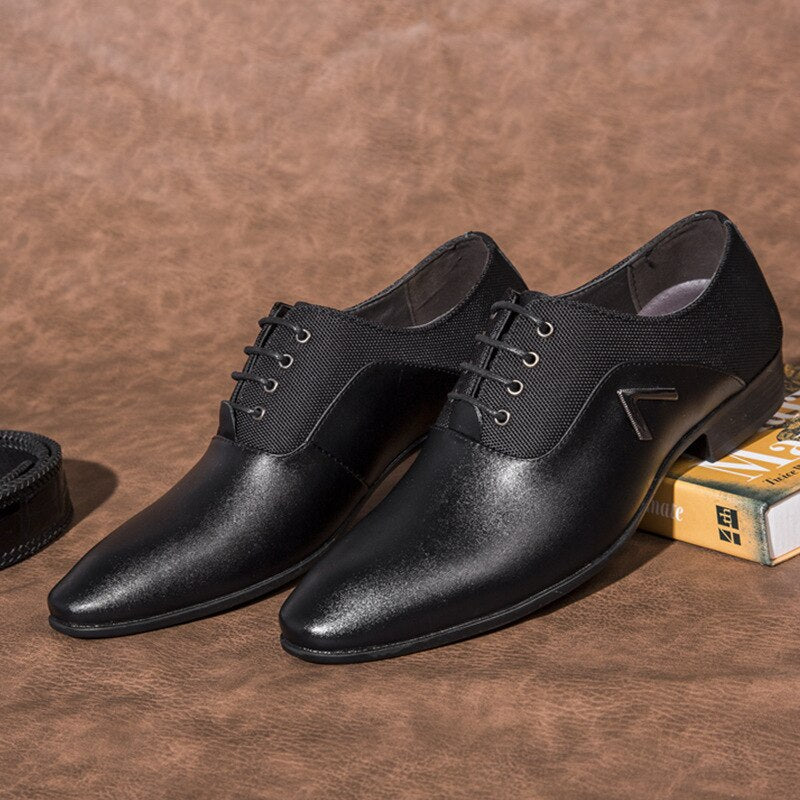 Urban Elite Leather Business Men Casual Oxford Shoes - Image 3