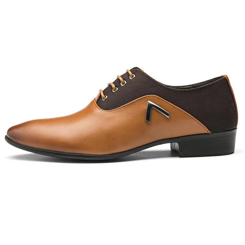 Urban Elite Leather Business Men Casual Oxford Shoes - Image 7