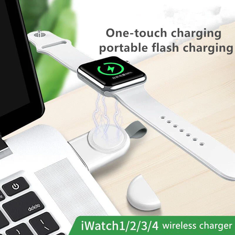 USB Apple Watch Wireless Charger Dock - Image 3