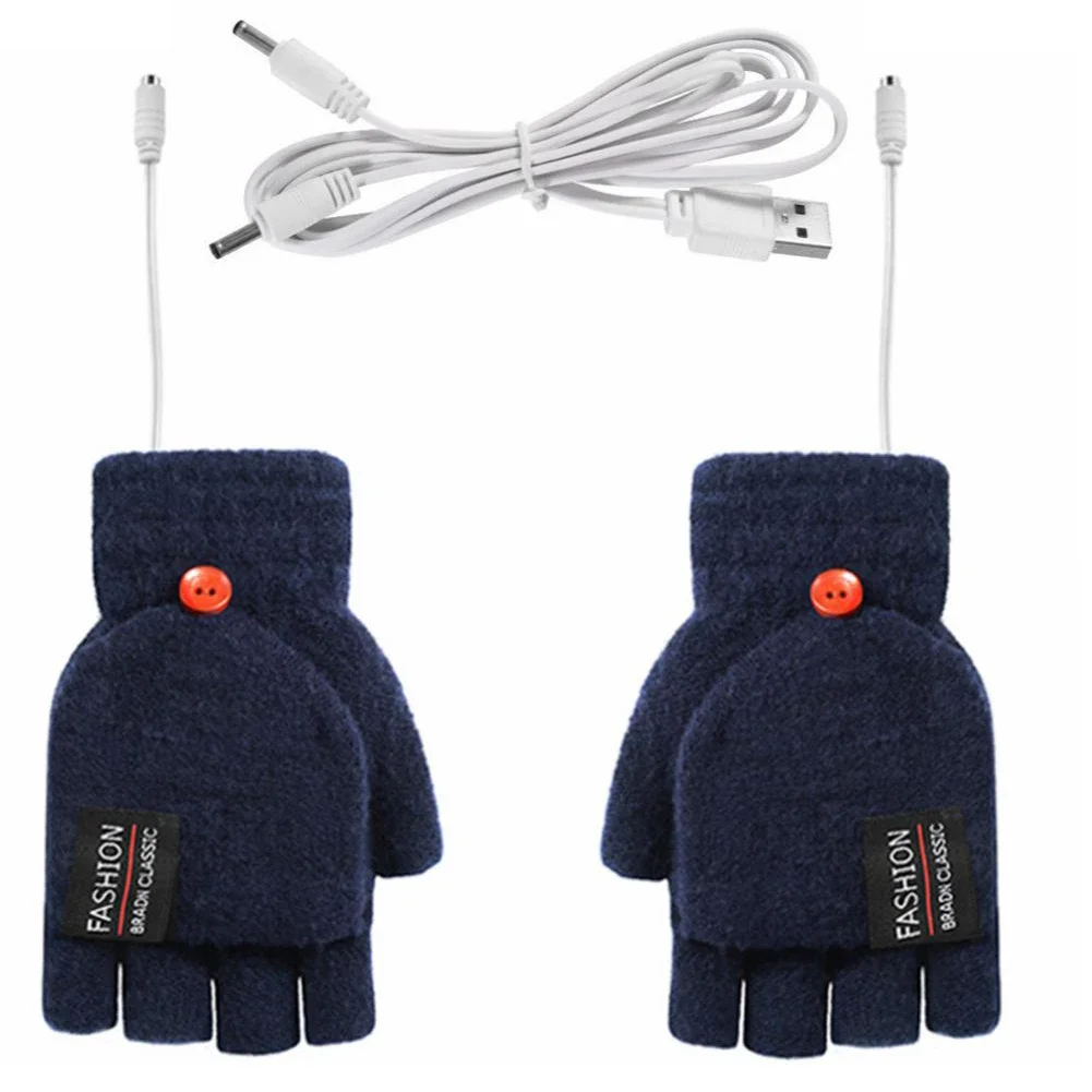 USB Rechargeable Warm Wave Heated Gloves - Image 9