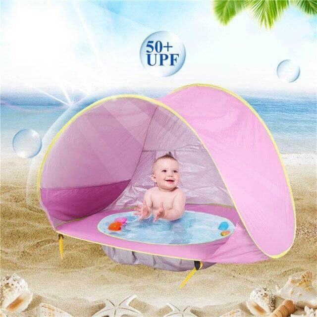 UV-protecting Children Waterproof Beach Tent - Image 2