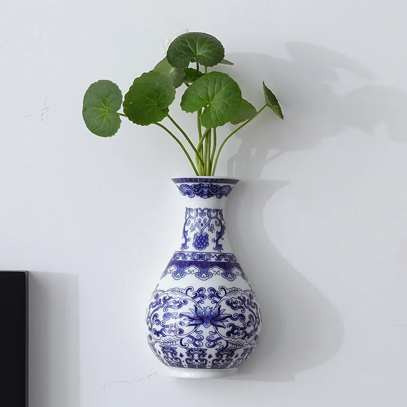 Vasello Blue Decorative Wall Mounted Vase - Image 5