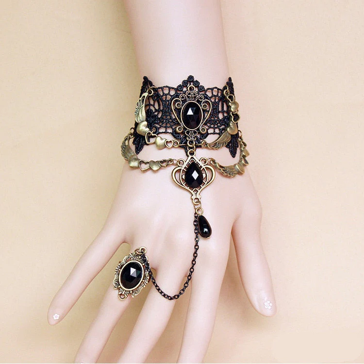 Vintage Full Wrist Mechanic Bracelet Ring - Image 3