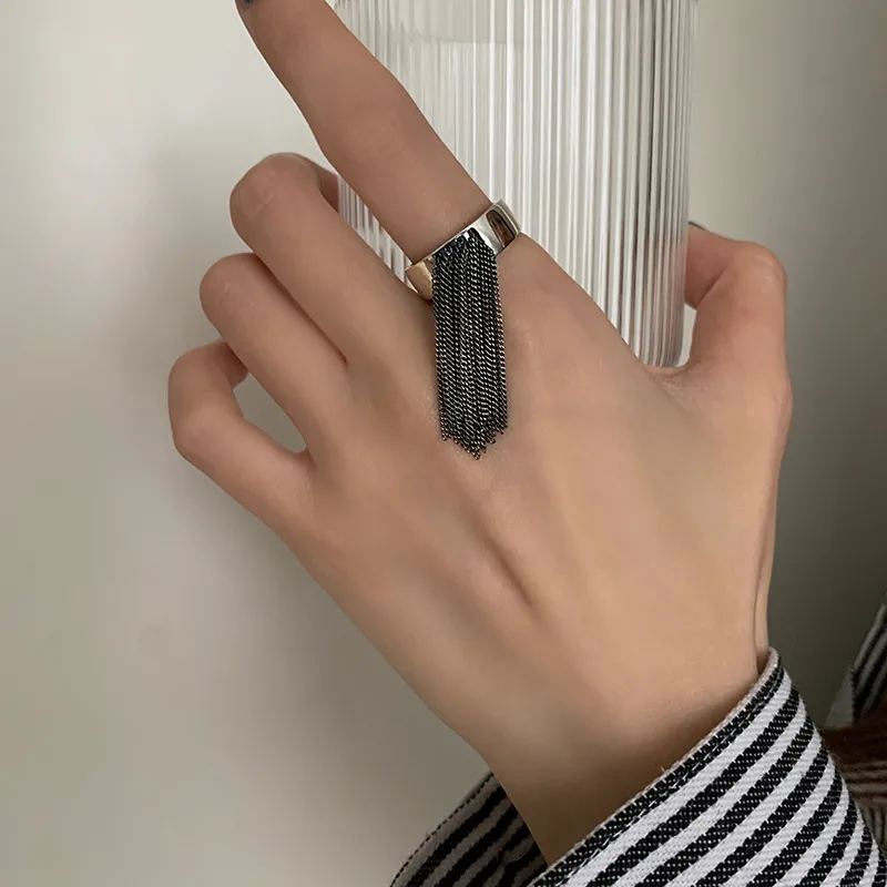 Vintage Geometric Multilayer Ring - Image 2