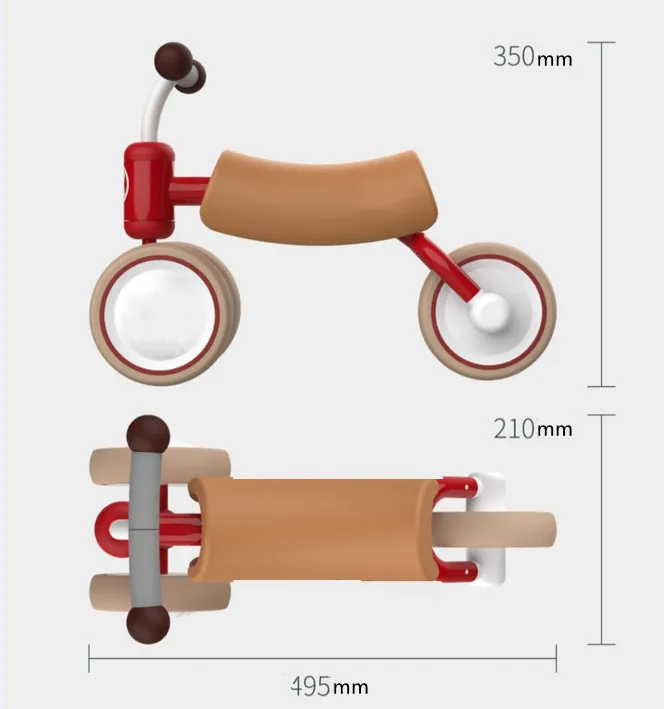 Walking Balance Tricycle Lightweight Kids Bike - Image 4