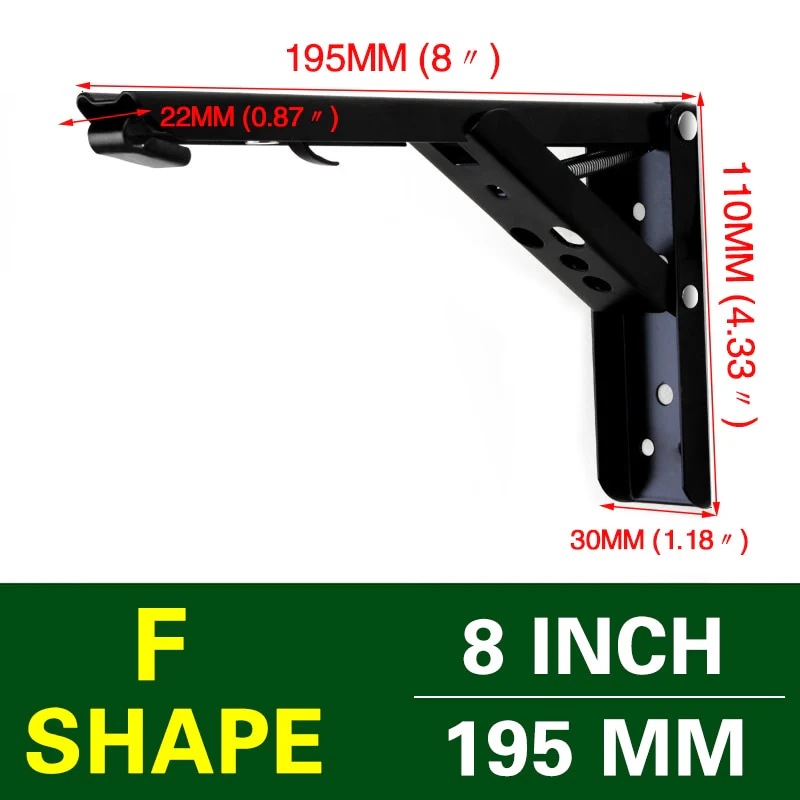 Wall-Mounted Foldable Shelf Organizer Bracket - Image 20