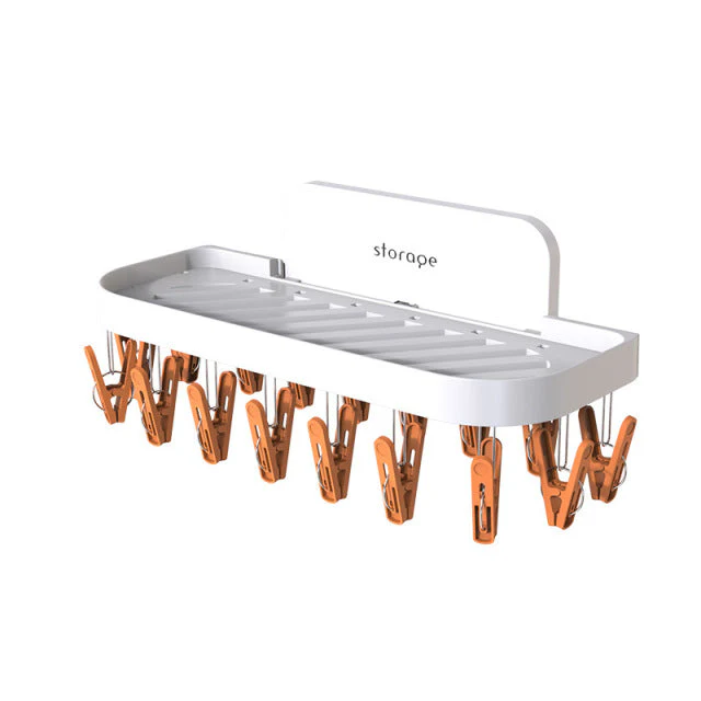 Wall-Mounted Hooks Bathroom Drying Rack - Image 6