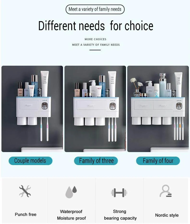 Wall-Mounted Magnetic Bathroom Organizer - Image 6