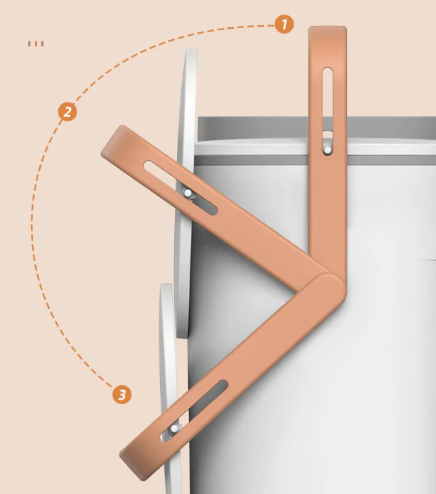 Wall-Mounted Modern Large Kitchen Trash Can - Image 6