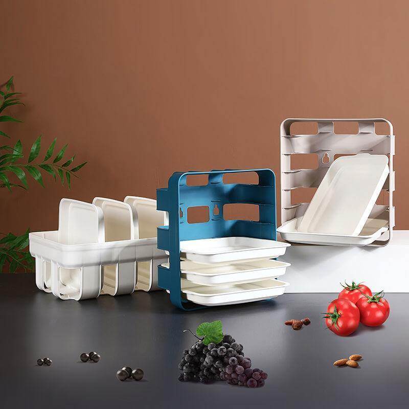 Wall-Mounted Multi Layer Kitchen Food Cooking Organizer - Image 2