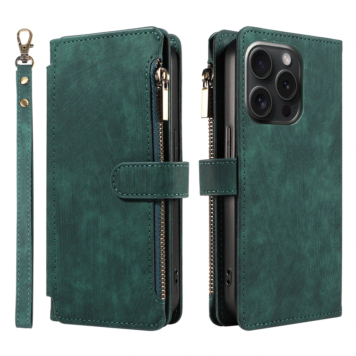 Wallet Leather Flip  Cases For iPhone Models - Image 6