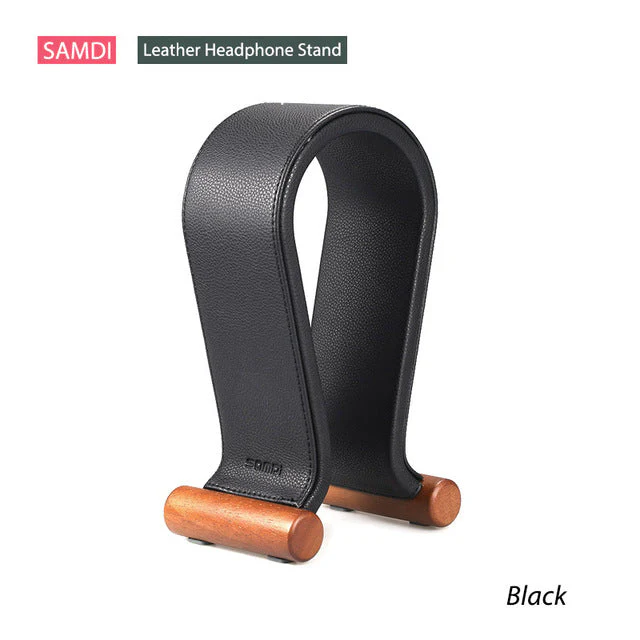 Walnut Wooded Headphones Headset Holder - Image 7