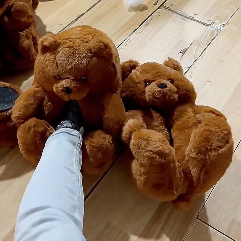 Warm Bear Paws Cute Home Slippers - Image 2