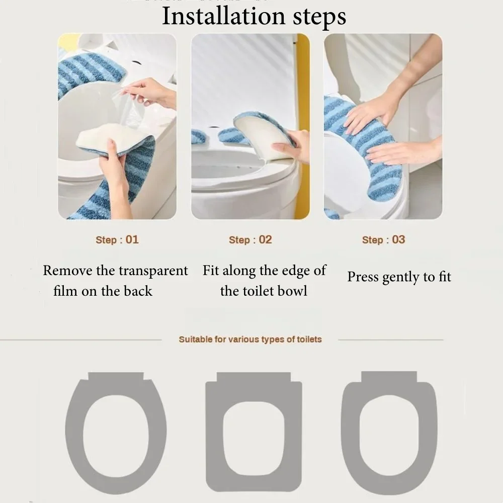 Warm Seat Deluxe Toilet Seat Cover Pad - Image 6