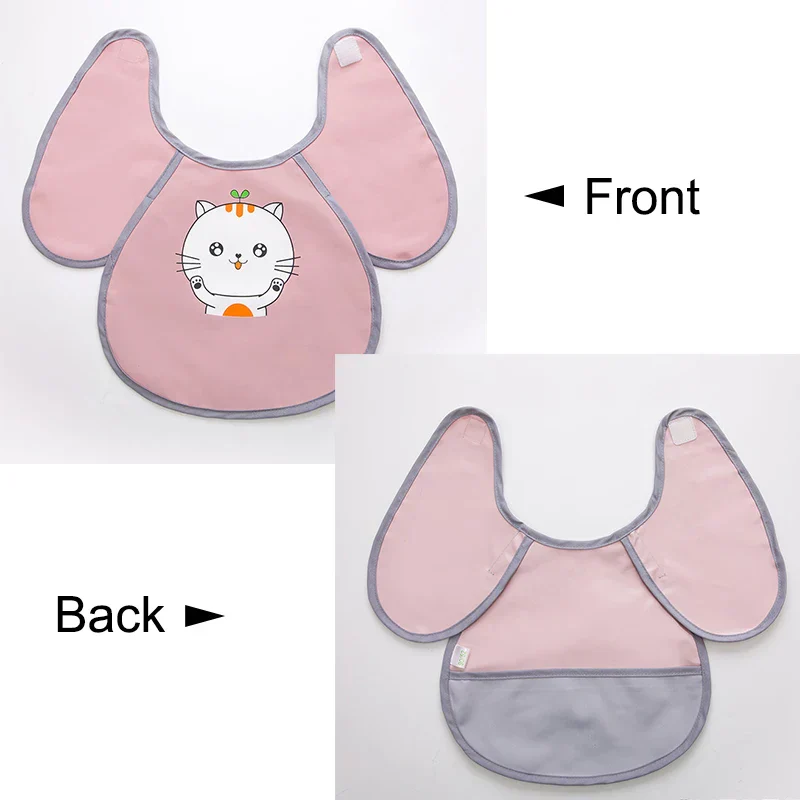 Waterproof Cartoon Baby Easy-to-Clean Bibs - Image 7
