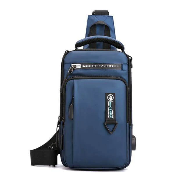 Waterproof USB Cross Body Shoulder Bag - Image 16