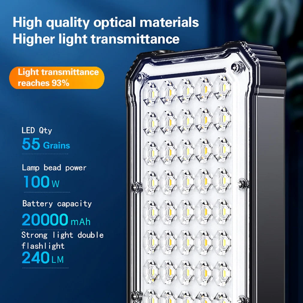 Waterproof Wireless Charging LED Lamp Power Bank - Image 2