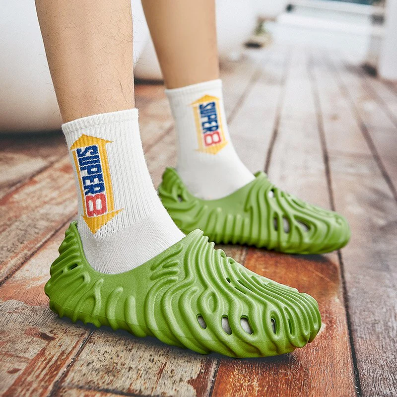 Wavy Comfy Breathable Beach Slippers - Image 3