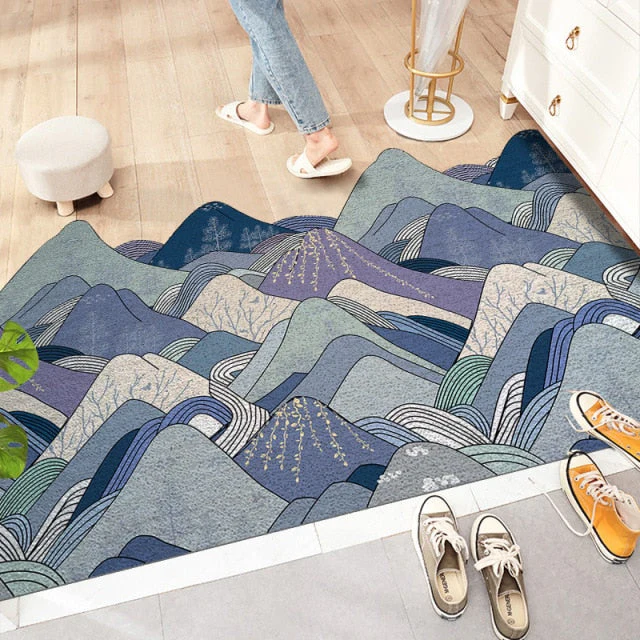 Wavy Creative Home Entrance Carpet - Image 5