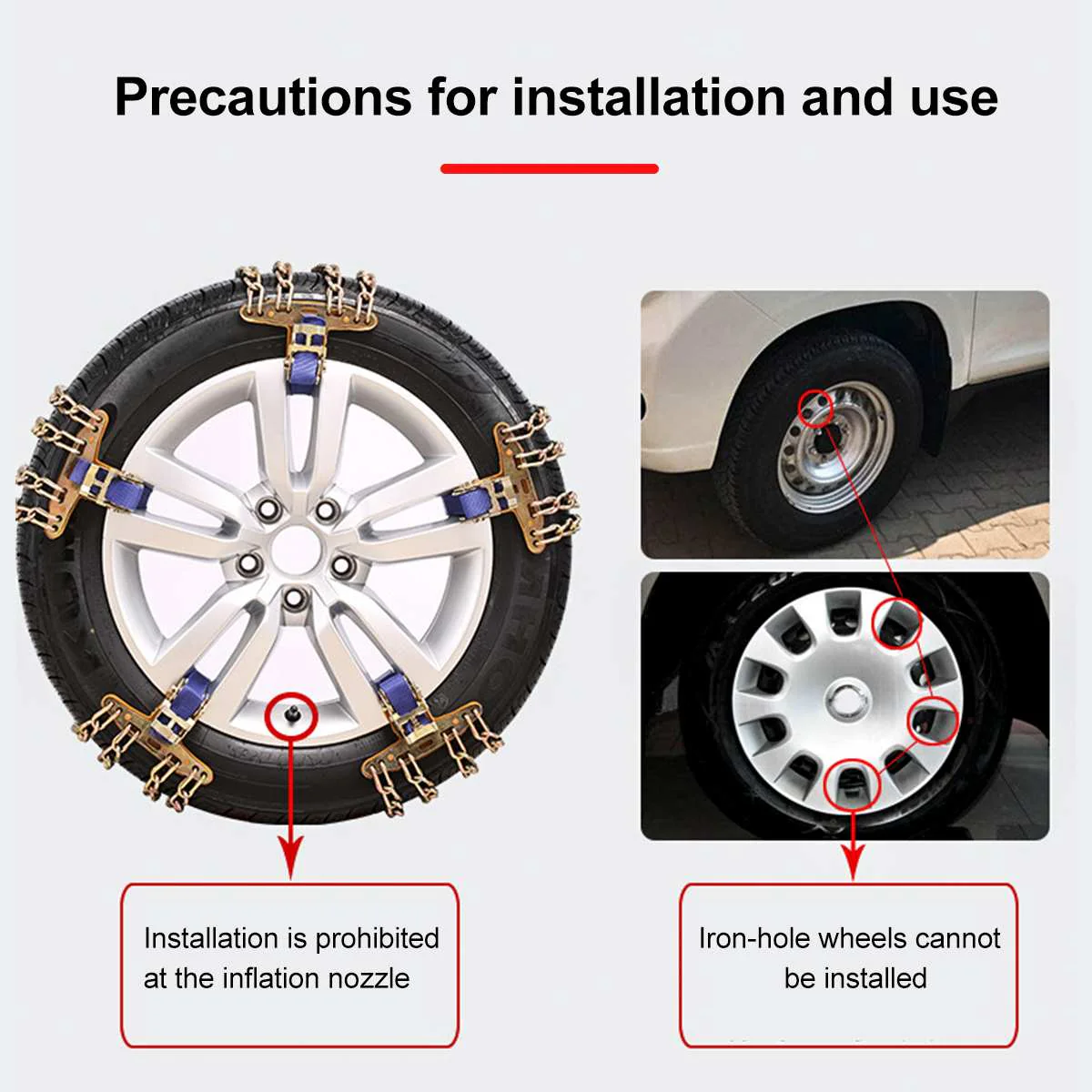 Wear-Resistant Anti Skid Car Tire Snow Chain - Image 2